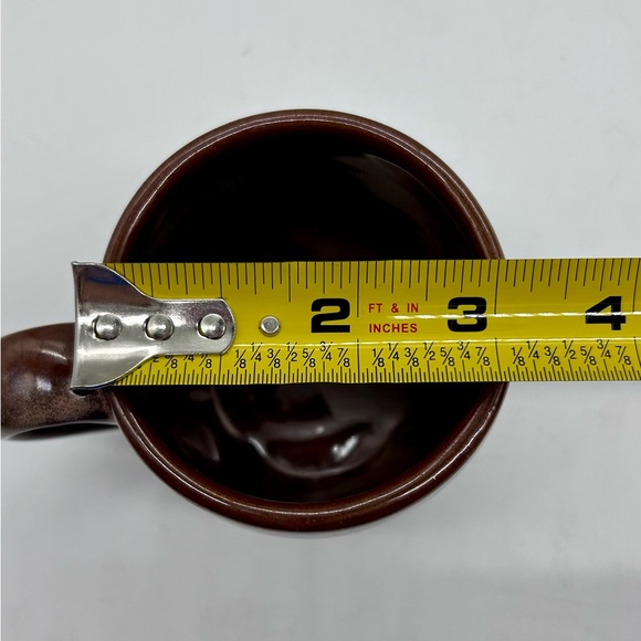 Vintage Set of 2 FRANKOMA Plainsman Cinnamon Brown C6 Coffee Cup Mug - Picture 12 of 12